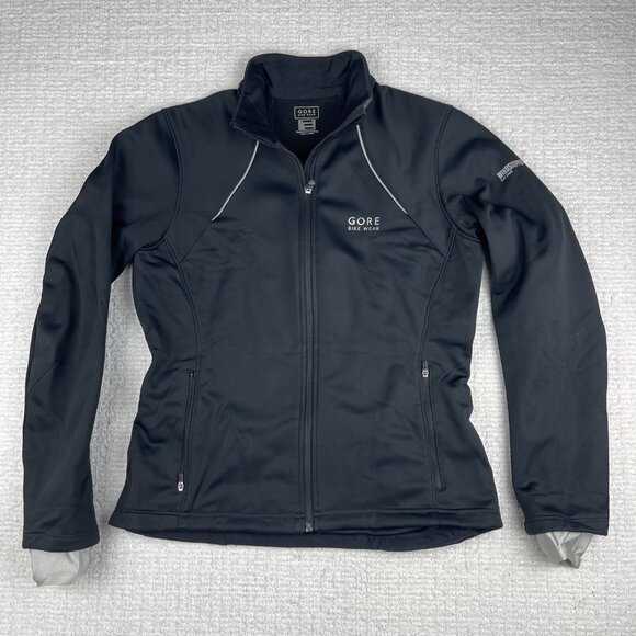 Gore Bike Wear Women’s M Windstopper Soft shell Cycling Jacket Black - Picture 1 of 16